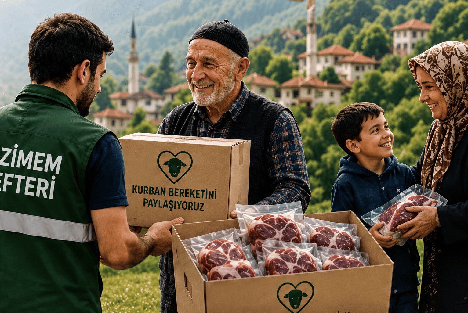 Kurban eti yardımı